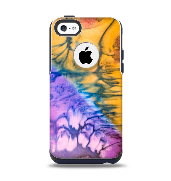 The Vivid Colored Wet-Paint Mixture Apple iPhone 5c Otterbox Commuter Case Skin Set