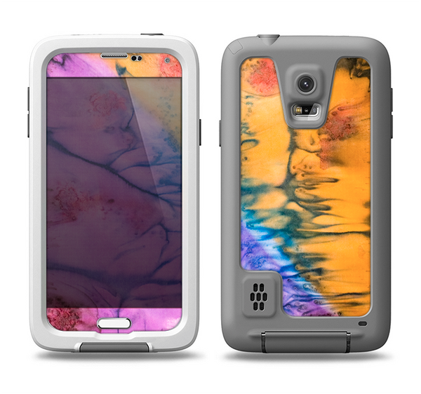 The Vivid Colored Wet-Paint Mixture Samsung Galaxy S5 LifeProof Fre Case Skin Set
