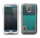 The Vivid Emerald Green Sponge Texture Samsung Galaxy S5 LifeProof Fre Case Skin Set