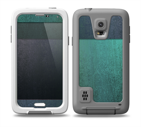 The Vivid Emerald Green Sponge Texture Skin for the Samsung Galaxy S5 frē LifeProof Case