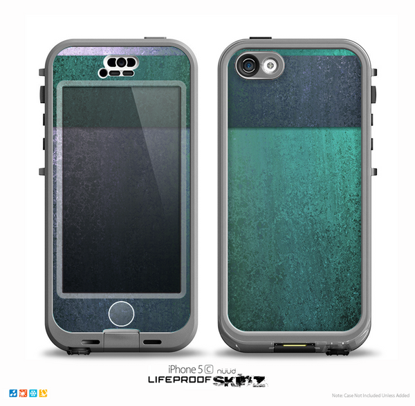 The Vivid Emerald Green Sponge Texture Skin for the iPhone 5c nüüd LifeProof Case
