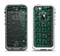 The Vivid Green Crocodile Skin Apple iPhone 5-5s LifeProof Fre Case Skin Set
