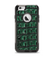 The Vivid Green Crocodile Skin Apple iPhone 6 Otterbox Commuter Case Skin Set