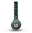 The Vivid Green Crocodile Skin Skin for the Beats by Dre Mixr Headphones