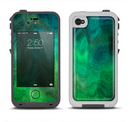 The Vivid Green Sagging Painted Surface Apple iPhone 4-4s LifeProof Fre Case Skin Set