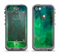 The Vivid Green Sagging Painted Surface Apple iPhone 5c LifeProof Nuud Case Skin Set