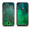 The Vivid Green Sagging Painted Surface Apple iPhone 6/6s Plus LifeProof Fre Case Skin Set