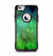 The Vivid Green Sagging Painted Surface Apple iPhone 6 Otterbox Commuter Case Skin Set