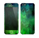 The Vivid Green Sagging Painted Surface Skin for the Apple iPhone 5s