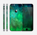 The Vivid Green Sagging Painted Surface Skin for the Apple iPhone 6