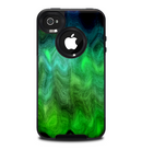 The Vivid Green Sagging Painted Surface Skin for the iPhone 4-4s OtterBox Commuter Case
