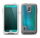 The Vivid Green Watercolor Panel Samsung Galaxy S5 LifeProof Fre Case Skin Set