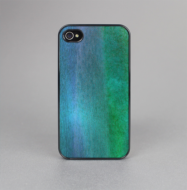 The Vivid Green Watercolor Panel Skin-Sert for the Apple iPhone 4-4s Skin-Sert Case