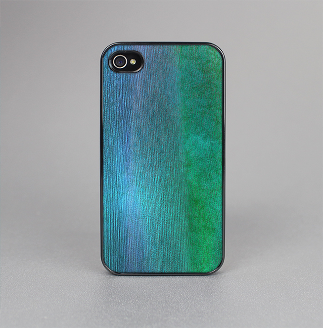The Vivid Green Watercolor Panel Skin-Sert for the Apple iPhone 4-4s Skin-Sert Case