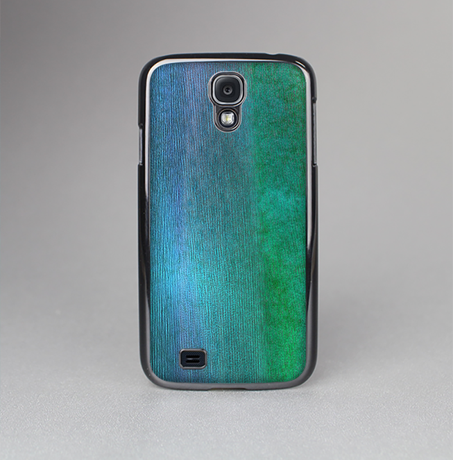 The Vivid Green Watercolor Panel Skin-Sert Case for the Samsung Galaxy S4