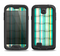 The Vivid Green and Yellow Woven Pattern Samsung Galaxy S4 LifeProof Nuud Case Skin Set
