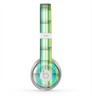 The Vivid Green and Yellow Woven Pattern Skin for the Beats by Dre Solo 2 Headphones