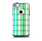 The Vivid Green and Yellow Woven Pattern Skin for the iPhone 5c OtterBox Commuter Case