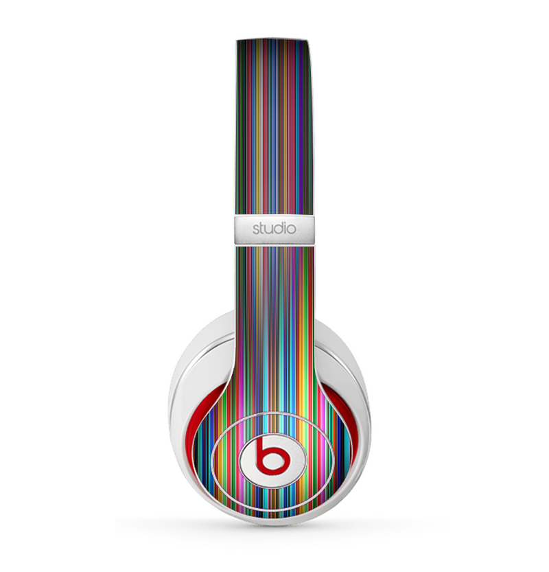 The Vivid Multicolored Stripes Skin for the Beats by Dre Studio (2013+ Version) Headphones