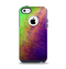 The Vivid Neon Colored Texture Apple iPhone 5c Otterbox Commuter Case Skin Set