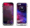 The Vivid Pink Galaxy Lights Apple iPhone 5-5s LifeProof Fre Case Skin Set