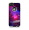 The Vivid Pink Galaxy Lights Apple iPhone 5-5s Otterbox Commuter Case Skin Set