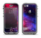 The Vivid Pink Galaxy Lights Apple iPhone 5c LifeProof Nuud Case Skin Set
