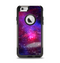 The Vivid Pink Galaxy Lights Apple iPhone 6 Otterbox Commuter Case Skin Set