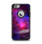 The Vivid Pink Galaxy Lights Apple iPhone 6 Otterbox Defender Case Skin Set