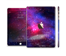 The Vivid Pink Galaxy Lights Full Body Skin Set for the Apple iPad Mini 3