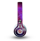 The Vivid Pink Galaxy Lights Skin for the Beats by Dre Mixr Headphones