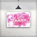 Vivid_Pink_Hello_Summer_Stretched_Wall_Canvas_Print_V2.jpg