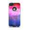 The Vivid Pink and Blue Space Apple iPhone 5-5s Otterbox Commuter Case Skin Set