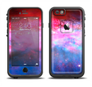 The Vivid Pink and Blue Space Apple iPhone 6/6s LifeProof Fre Case Skin Set
