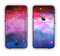 The Vivid Pink and Blue Space Apple iPhone 6 LifeProof Nuud Case Skin Set