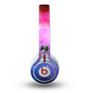 The Vivid Pink and Blue Space Skin for the Beats by Dre Mixr Headphones
