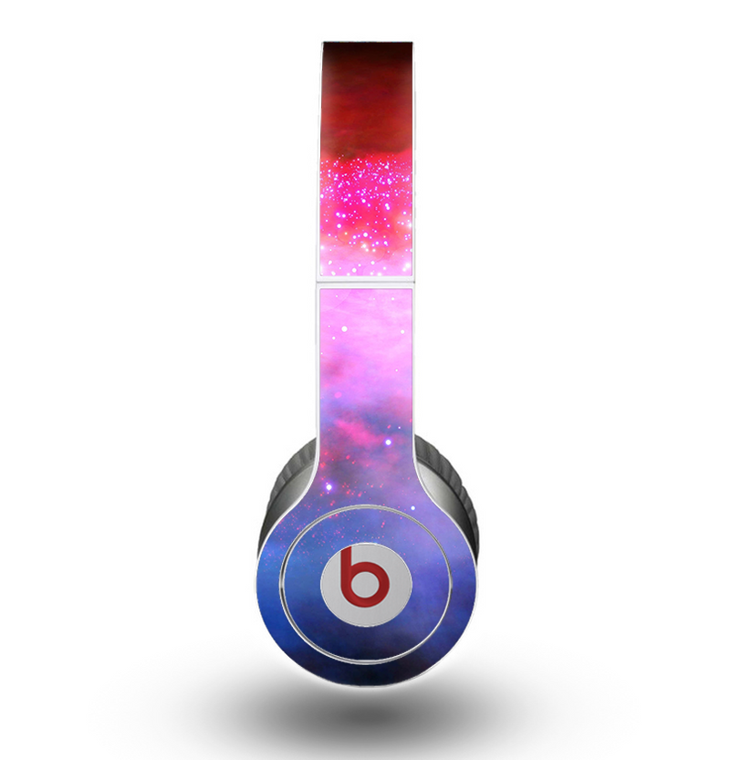 The Vivid Pink and Blue Space Skin for the Beats by Dre Original Solo-Solo HD Headphones