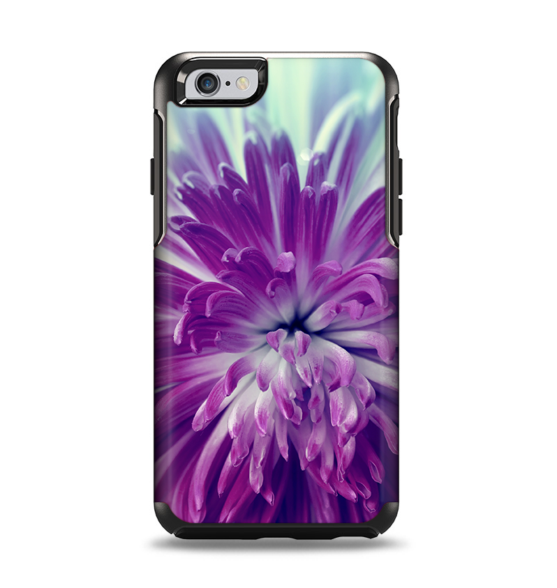The Vivid Purple Flower Apple iPhone 6 Otterbox Symmetry Case Skin Set