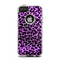The Vivid Purple Leopard Print Apple iPhone 5-5s Otterbox Commuter Case Skin Set