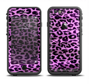 The Vivid Purple Leopard Print Apple iPhone 6/6s LifeProof Fre Case Skin Set