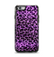 The Vivid Purple Leopard Print Apple iPhone 6 Otterbox Symmetry Case Skin Set
