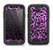 The Vivid Purple Leopard Print Samsung Galaxy S4 LifeProof Nuud Case Skin Set