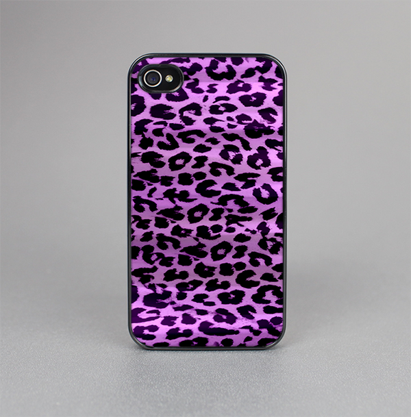 The Vivid Purple Leopard Print Skin-Sert for the Apple iPhone 4-4s Skin-Sert Case