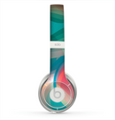 The Vivid Turquoise 3D Wave Pattern Skin for the Beats by Dre Solo 2 Headphones
