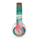 The Vivid Turquoise 3D Wave Pattern Skin for the Beats by Dre Studio (2013+ Version) Headphones