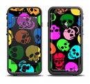 The Vivid Vector Neon Skulls Apple iPhone 6/6s LifeProof Fre Case Skin Set