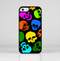 The Vivid Vector Neon Skulls Skin-Sert for the Apple iPhone 5c Skin-Sert Case