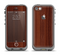 The Walnut WoodGrain V3 Apple iPhone 5c LifeProof Fre Case Skin Set