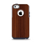 The Walnut WoodGrain V3 Apple iPhone 5c Otterbox Commuter Case Skin Set
