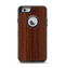 The Walnut WoodGrain V3 Apple iPhone 6 Otterbox Defender Case Skin Set